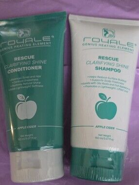 Rovale Rescue Clarifying Shine Shampoo Set - Apple Cider